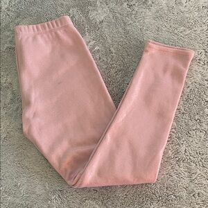 Thereabouts Pink Sparkling Kids Fleece lined Leggings SZ 10